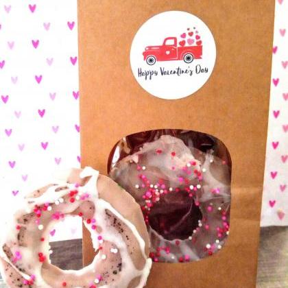 Donut Soap, Valentines Soap, In A Box. Set 2