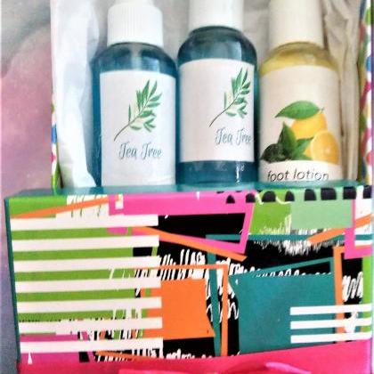 Face And Foot Gift Set Handmade Lotion,..