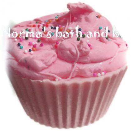 Raspberry Cupcake Handmade Glycerin..