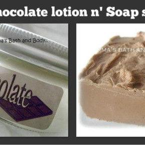 Chocolate Shea Butter Body Lotion And Chocolate..