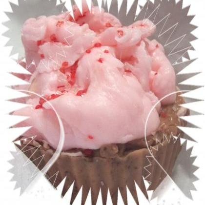 Chocolate And Strawberry Cupcake Soap