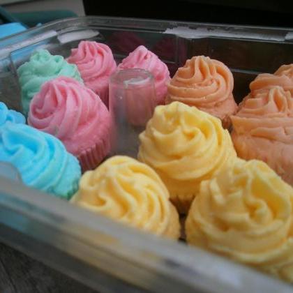Dozen Mini Party Cupcake Soaps