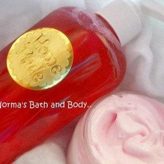 peppermint bath and body bath set. ..