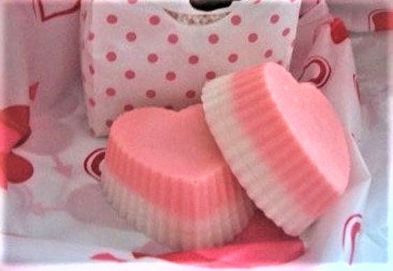 Heart Soaps, Layered Heart Soap, Cupcake Soap, Set 2