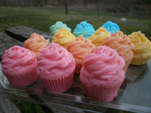 Mini Cupcake Soaps. Set Of 12