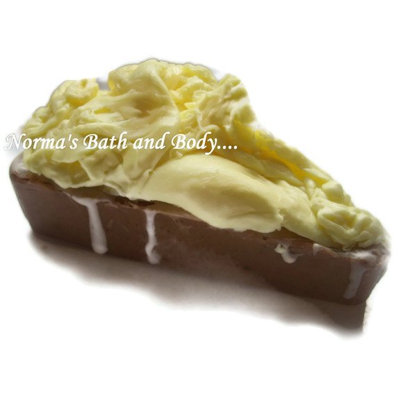 Lemon And Chocolate Glycerin Pie Soap