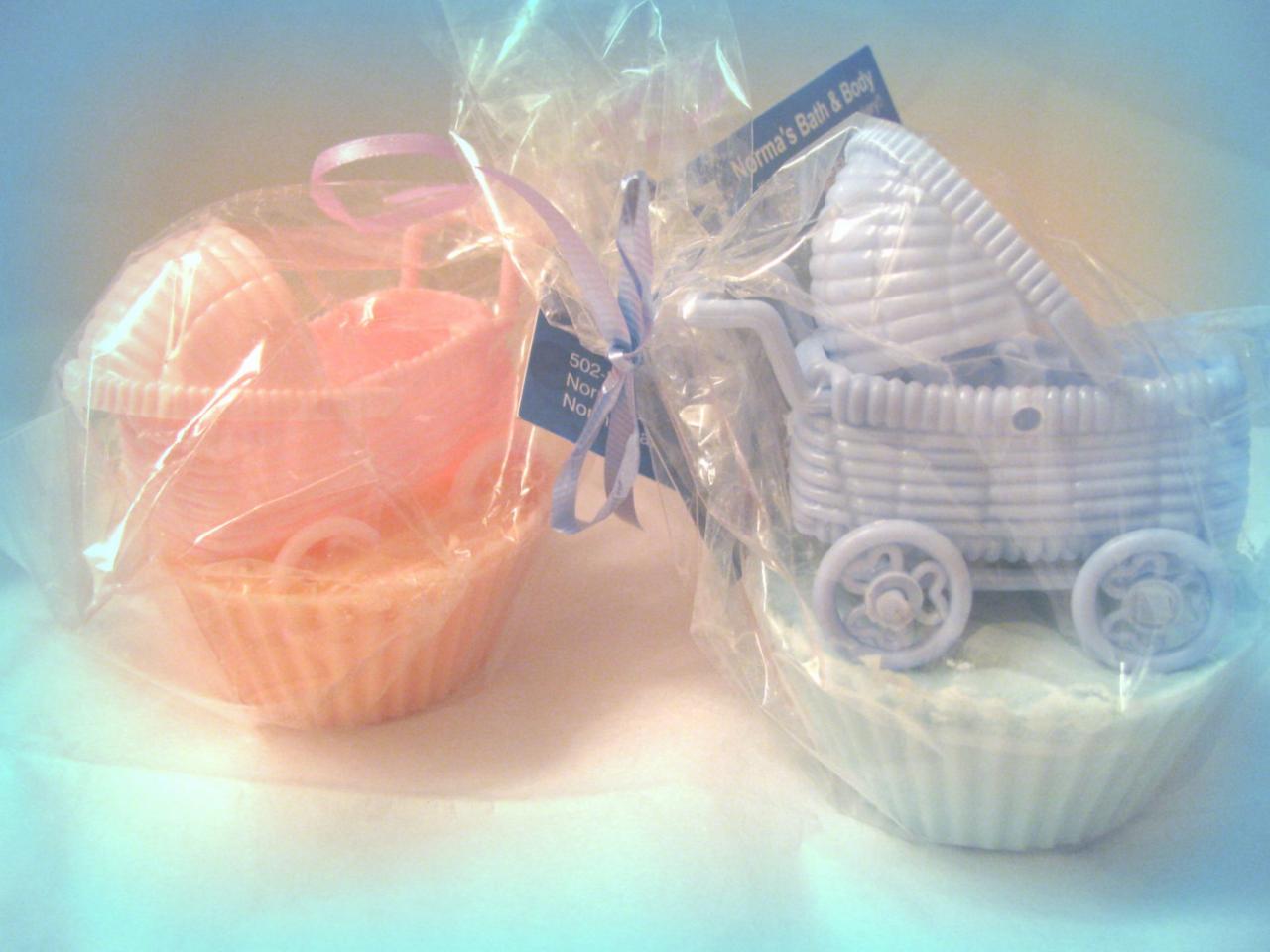 Baby Carriage Cupcake Party Soap