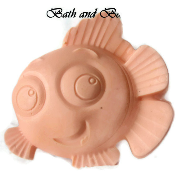 Nemo The Fish Soap, Nemo Soap, Kids Soap, Party Soap Favors, Favors, Gifts, Handmade Soap