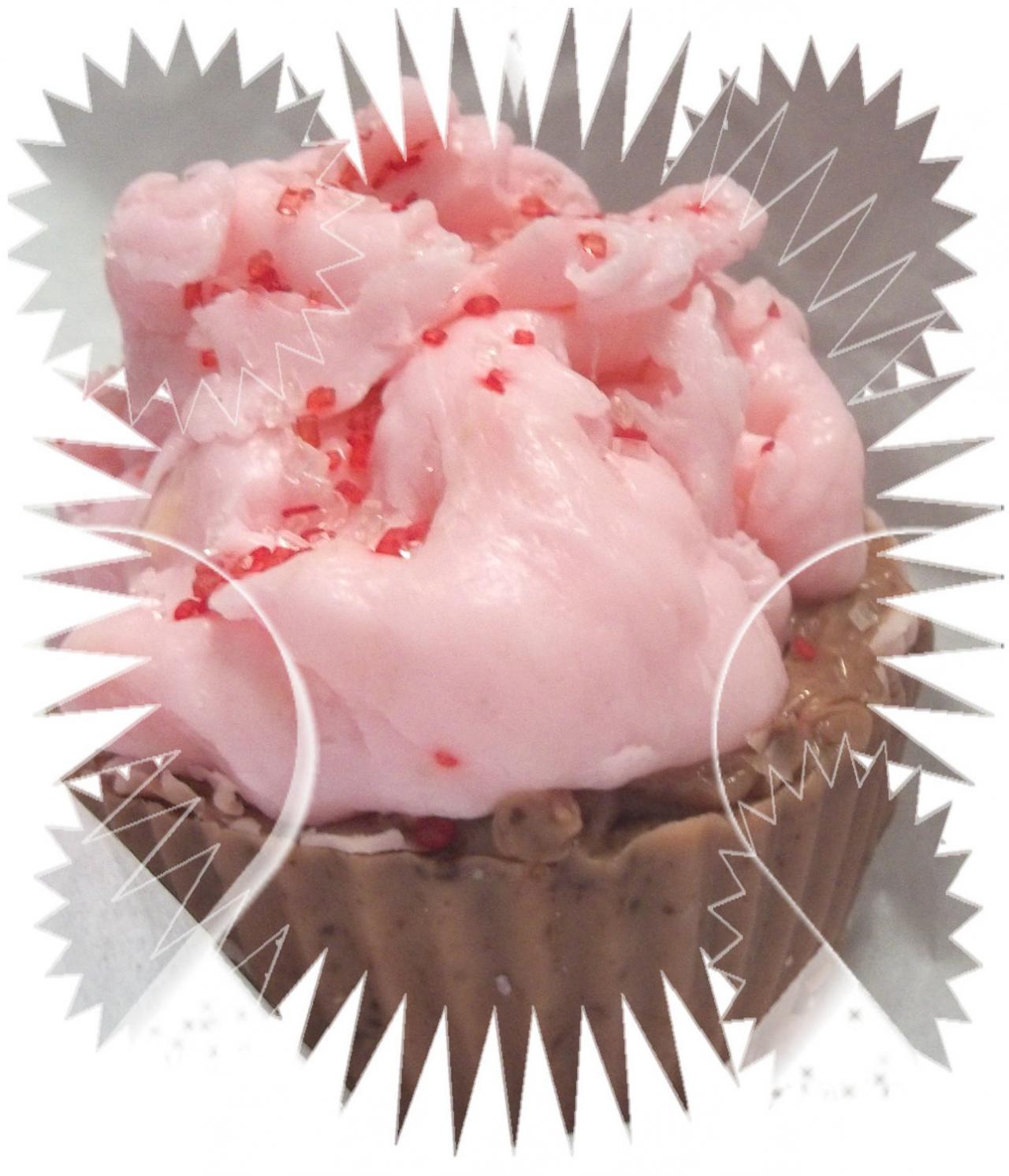 Chocolate And Strawberry Cupcake Soap