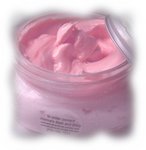 strawberry shea butter body lotion- strawberry cream- body lotion- lotion- skin care- normas bath
