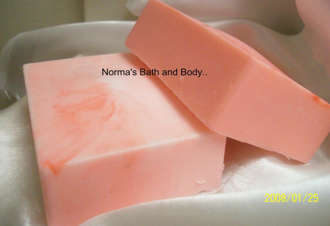 peppermint and vanilla foot soap