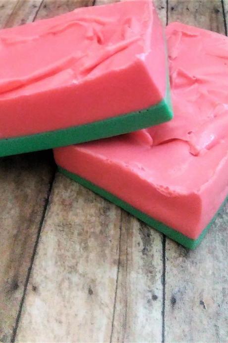Watermelon Soap, Health And Beauty, Bath And Body, Bar Soap, Bathing Soap, Artisan Soap, Glycerin Soap, Watermelon