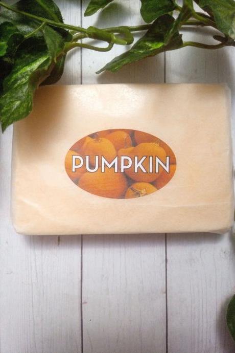  Pumpkin Handmade Glycerin Goats Milk Soap