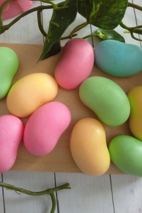  Jelly bean soaps, soaps, easter soaps, set 10