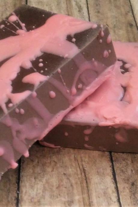  Raspberry Chocolate Handmade Glycerin Soap