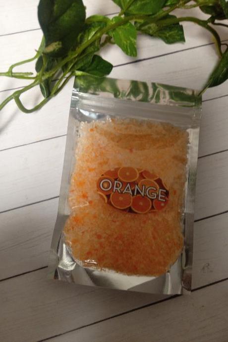 Orange Bath Salt- Sea Salt- Bath Salt