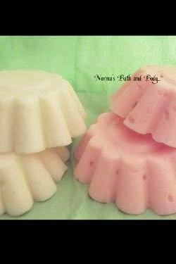 soap tarts. set of 4, soaps, glycerin soap, unique soap, handmade soap, bath, normas