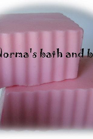 chocolate covered cherry goats milk soap