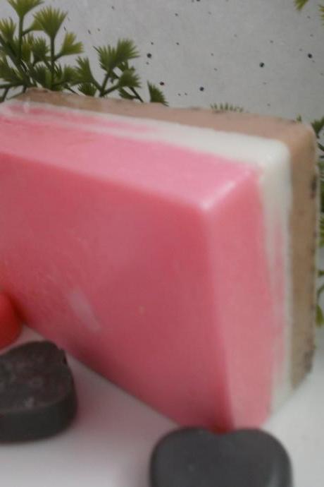 Neapolitan goats milk soap