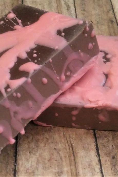 Raspberry chocolate soap